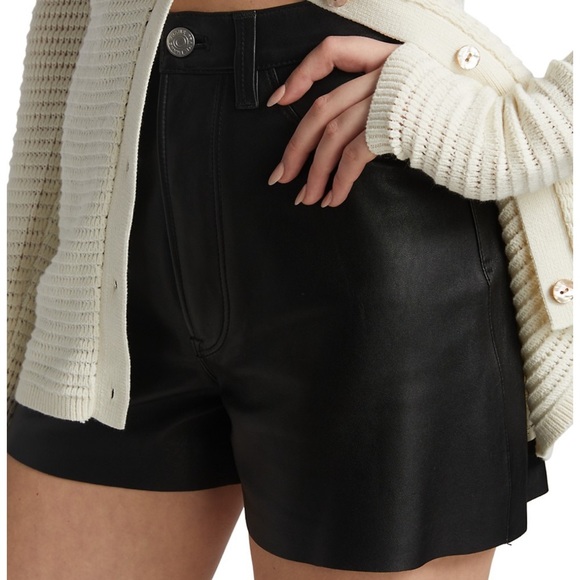 Frame Leather Shorts - Picture 3 of 13